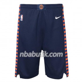 New York Knicks Mænd Shorts Navy 2018-19 Nike Swingman
